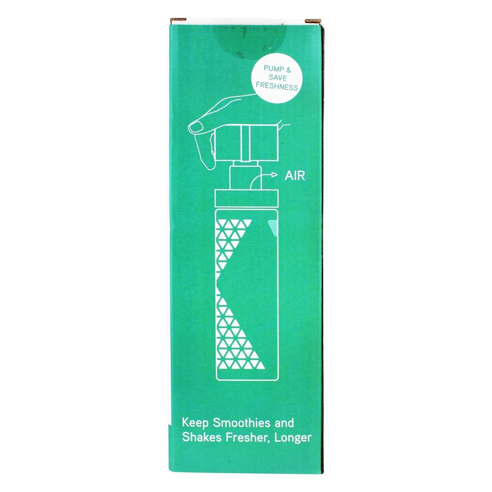 Smoothie Original e Shake Salvando Garrafa de Vidro Geleira Cinza - 16 oz. SANS Bottle - Imagem 4