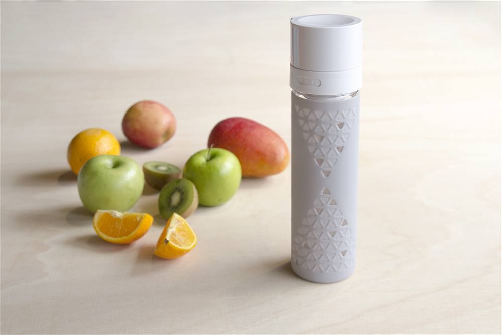 Smoothie Original e Shake Salvando Garrafa de Vidro Geleira Cinza - 16 oz. SANS Bottle - Imagem 7