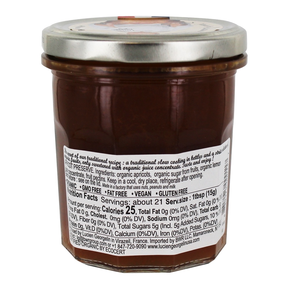 Fruta Orgânica Preserve Apricot - 11.28 oz. Lucien Georgelin - Imagem 2