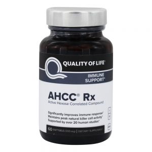 AHCC Rx Imune Support Formula - 60 Softgels Quality Of Life Labs