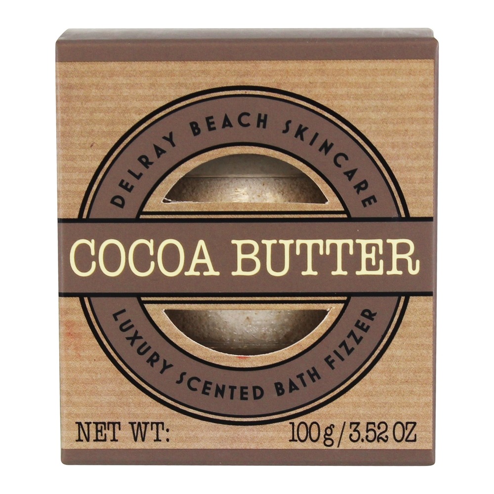 Delray Beach Skincare Luxo Scented Bath Fizzer Manteiga De Cacau - 3.52 oz. The Somerset Toiletry Company