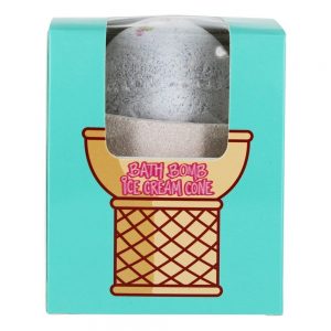 Bolo de aniversário de cone de sorvete de bomba de banho - 8 oz. Roxy Grace & Company