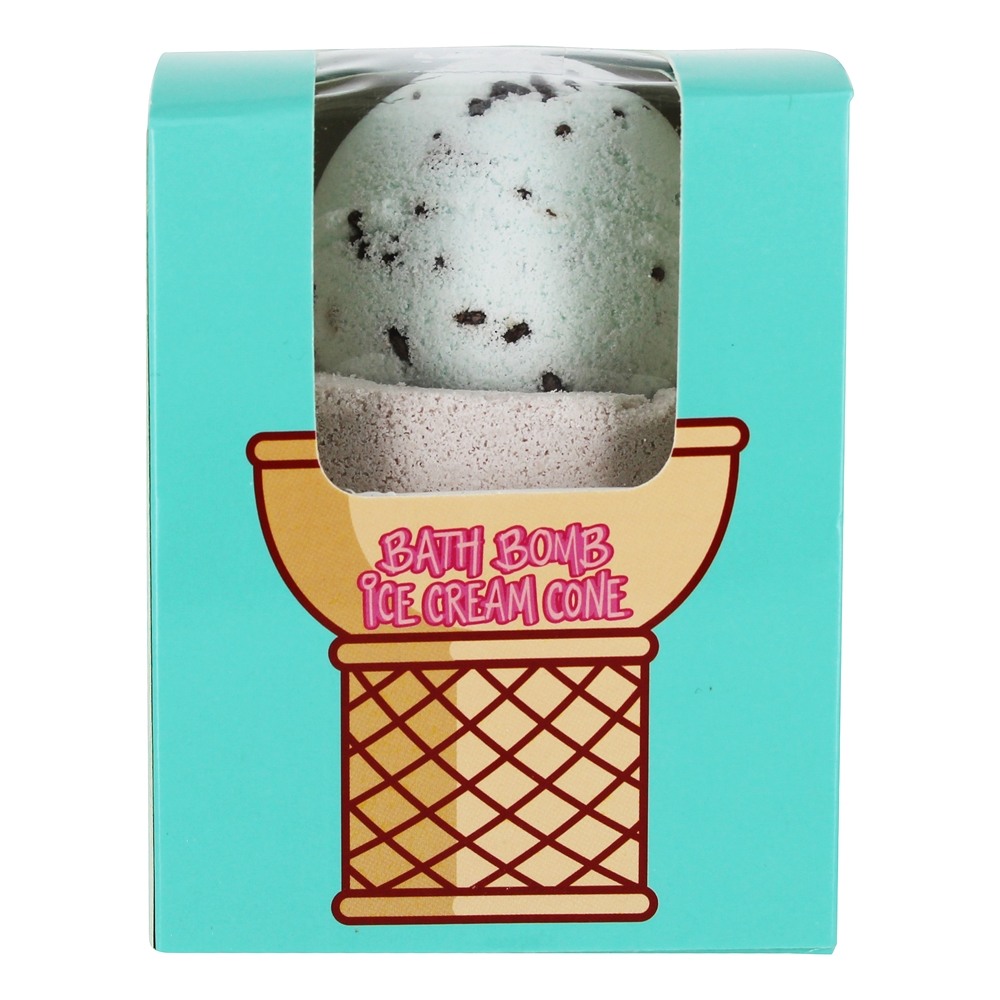 Concha de sorvete de bomba de banho Mint Chocolate Chip - 8 oz. Roxy Grace & Company