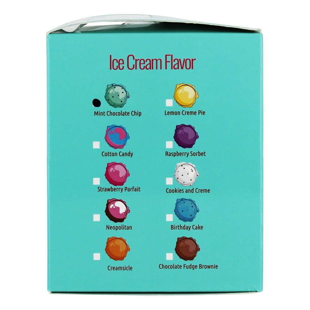 Concha de sorvete de bomba de banho Mint Chocolate Chip - 8 oz. Roxy Grace & Company - Imagem 4
