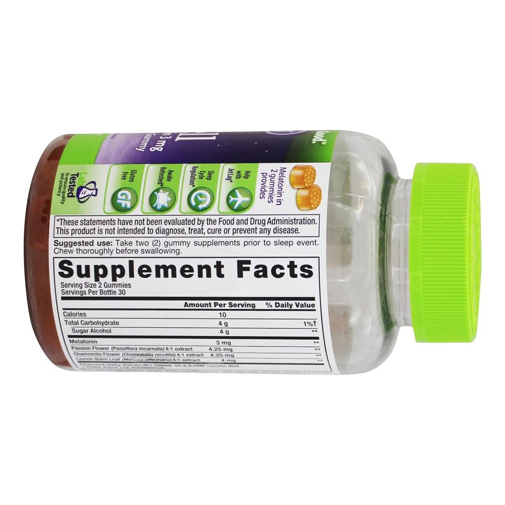 Suporte Sleep Sleep Melatonin Adult Sleep - 60 Gummies Vitafusion - Imagem 2