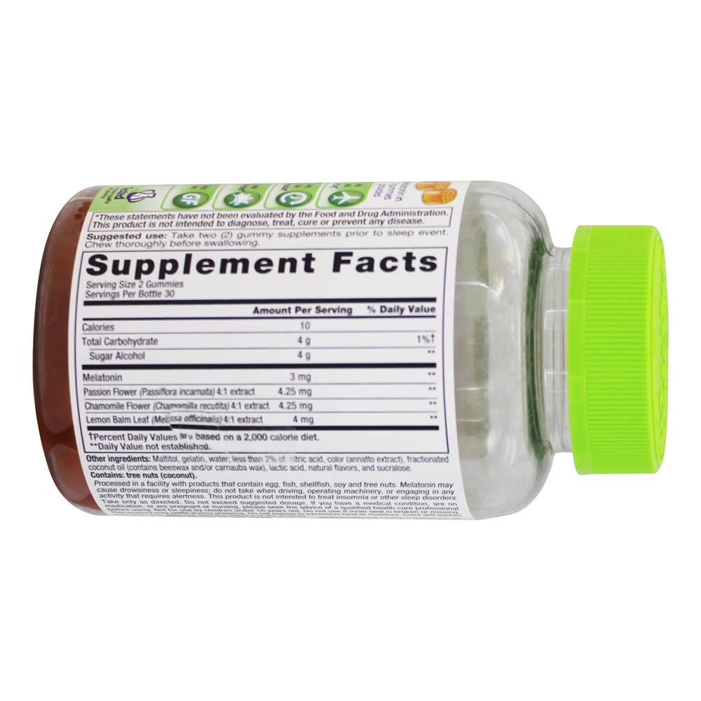 Suporte Sleep Sleep Melatonin Adult Sleep - 60 Gummies Vitafusion - Imagem 3
