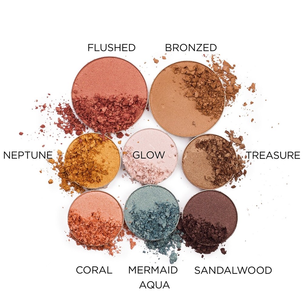 Blush Paleta de Minerais de Cor Completos, e Eye Shadows Solar - 0.8 oz. Pacifica - Imagem 4