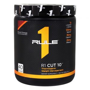 R1 Cut 10 Pó para Controle de Peso Termogênico 40 Porções de Laranja Sangue - 220 Gramas Rule One Proteins