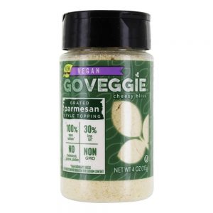 Semente de soja Vegan Grated parmesão - 4 oz. Go Veggie