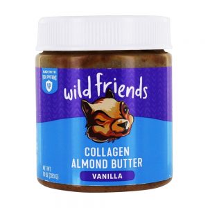 Baunilha De Manteiga De Amêndoa De Colágeno - 10 oz. Wild Friends