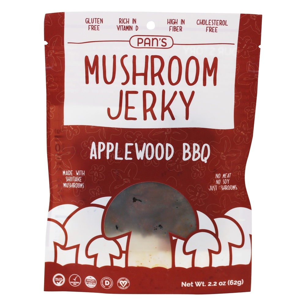 Cogumelo Jerky Applewood BBQ - 2.2 oz. Pan's