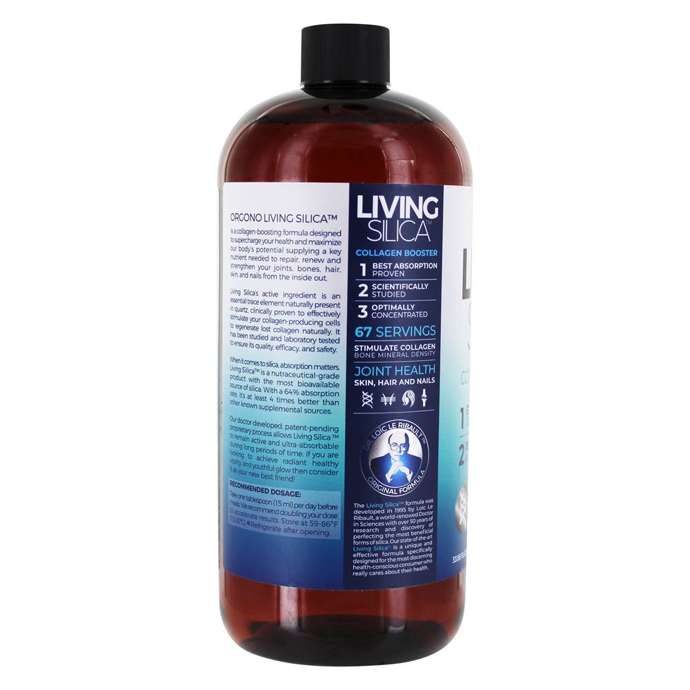 Living Silica Líquido Promotor de Colágeno - 33.85 fl. oz. Orgono - Imagem 3