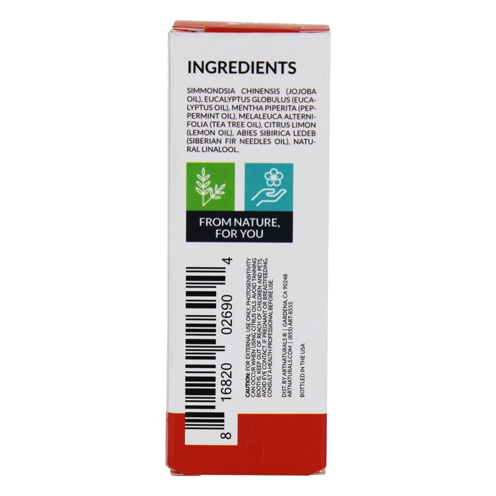 Rolo de Óleo Essencial Acordado Aceso - 0.33 fl. oz. Art Naturals - Imagem 3
