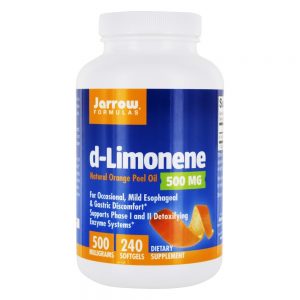 Óleo de Casca de Laranja Natural d-Limonene 500 mg. - 180 Softgels Jarrow Formulas