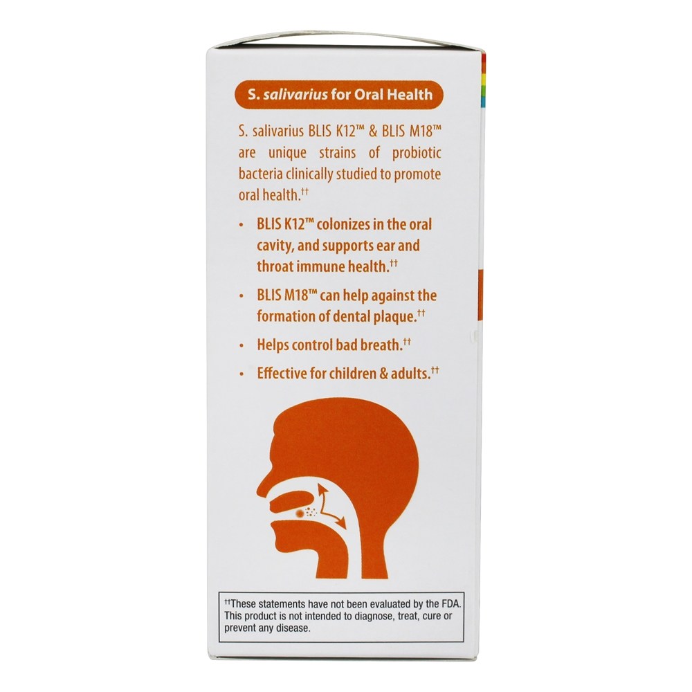 Mycrobiome Probiotic Mouth & Throat Formula 5 Bilhões de UFC - 30 Pastilhas Solaray - Imagem 4