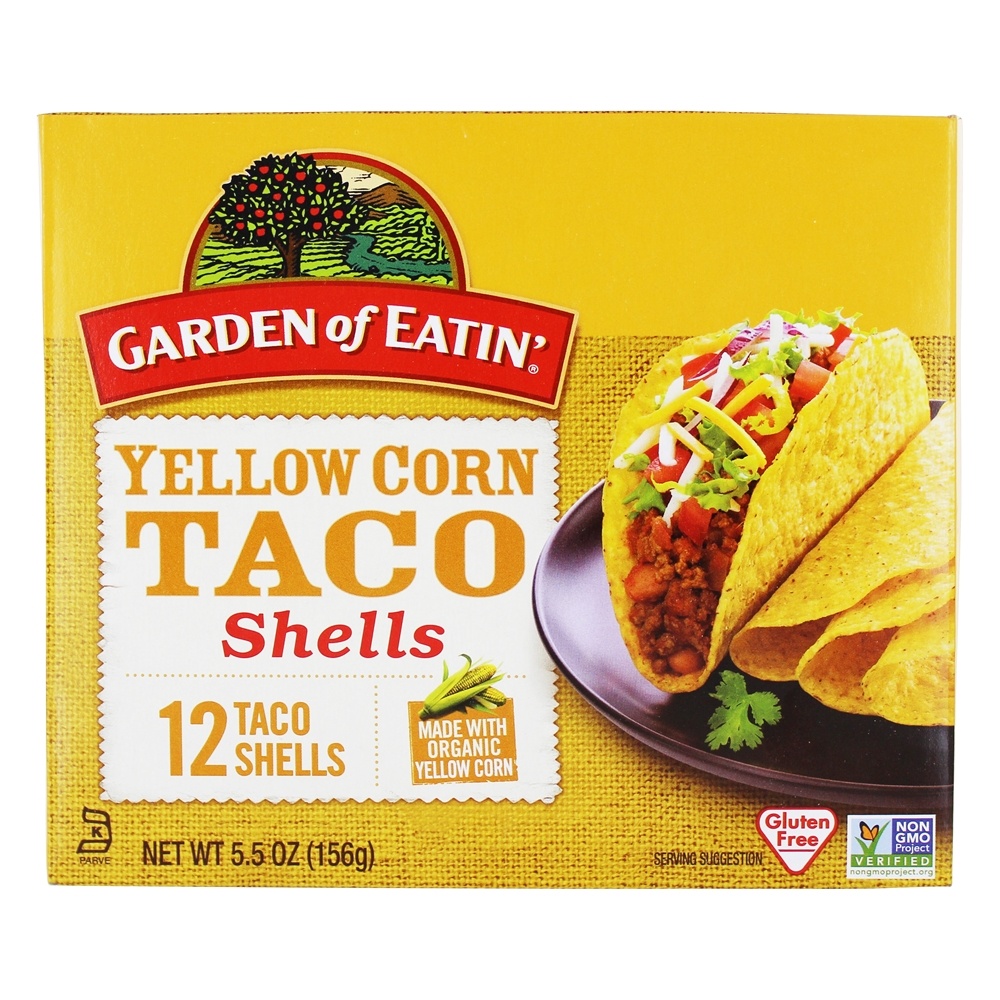Taco de milho amarelo - 5.5 oz. Garden of Eatin