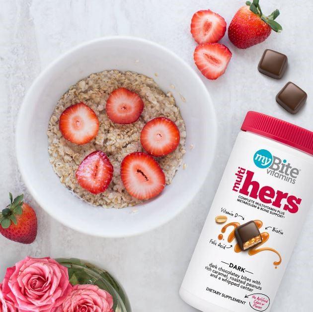 Multi Hers Complete Multivitamin Plus Chocolate Amargo - 30 Mordidas MyBite Vitamins - Imagem 5