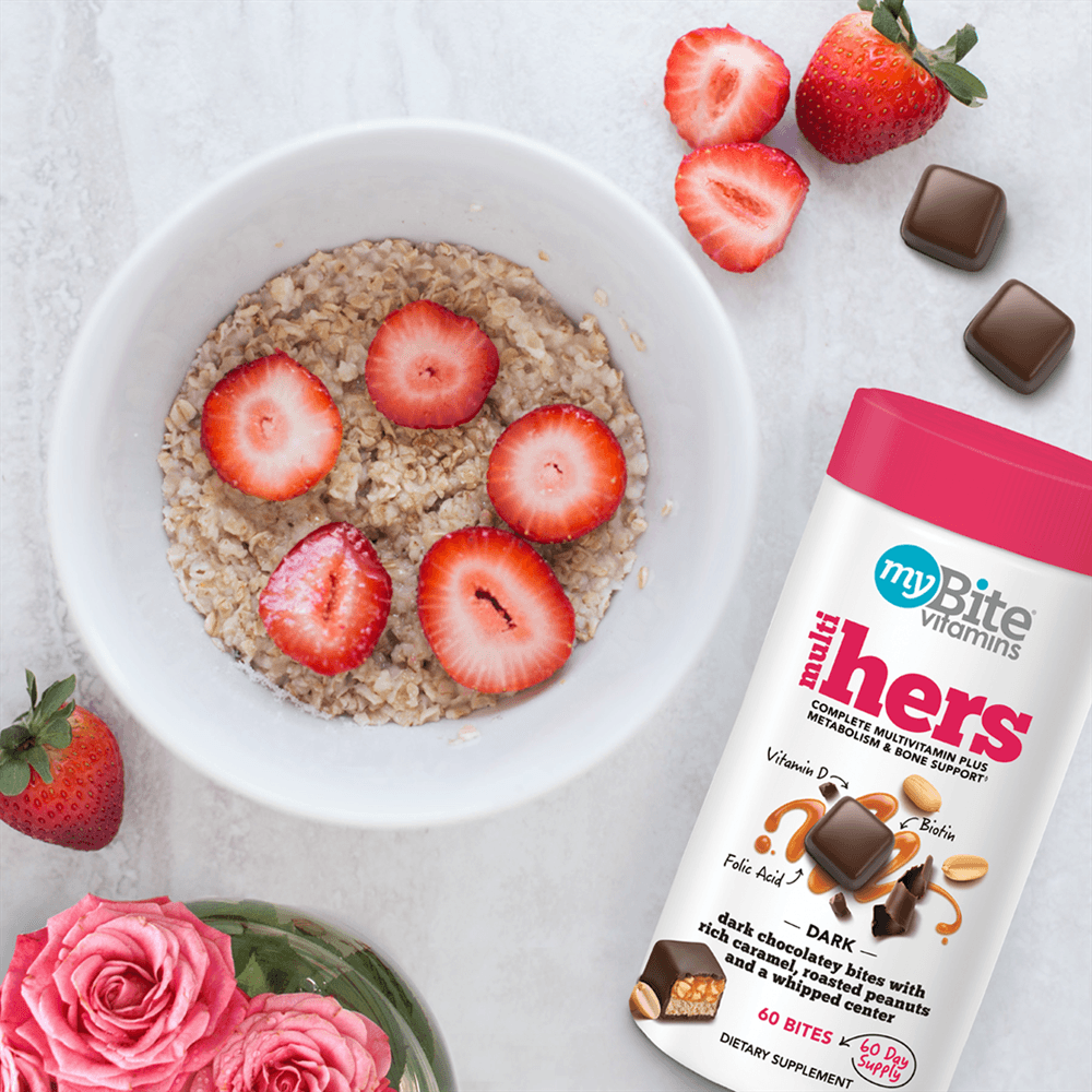 Multi Hers Complete Multivitamin Plus Chocolate Amargo - 30 Mordidas MyBite Vitamins - Imagem 6