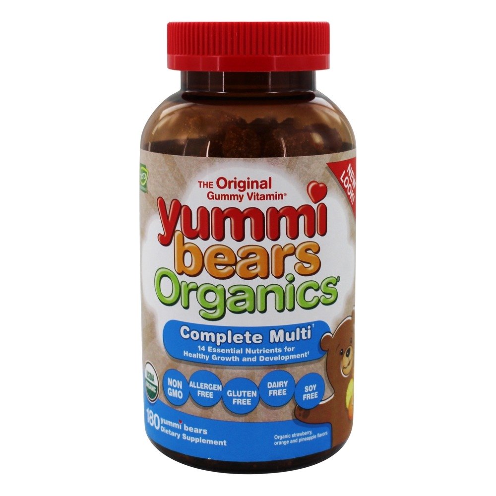 Yummi Bears Organics Complete Multi - 180 Gummies Hero Nutritionals Products