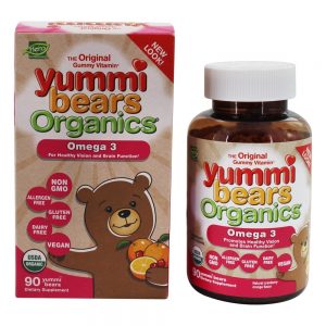 Yummi Bears Organics Omega 3 - 90 Gummies Hero Nutritionals Products