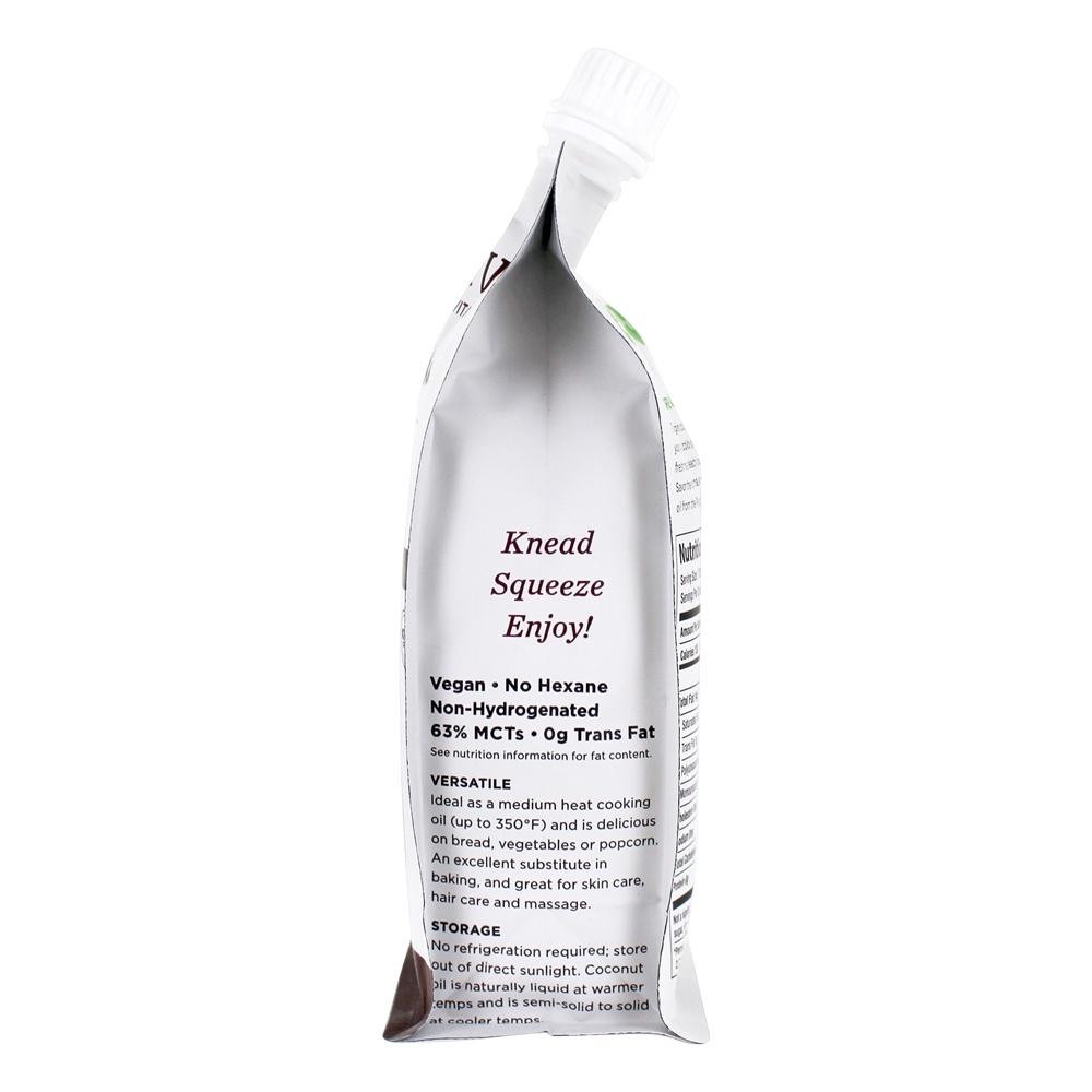 Óleo de coco virgem orgânico espremido - 12 fl. oz. Nutiva - Imagem 4