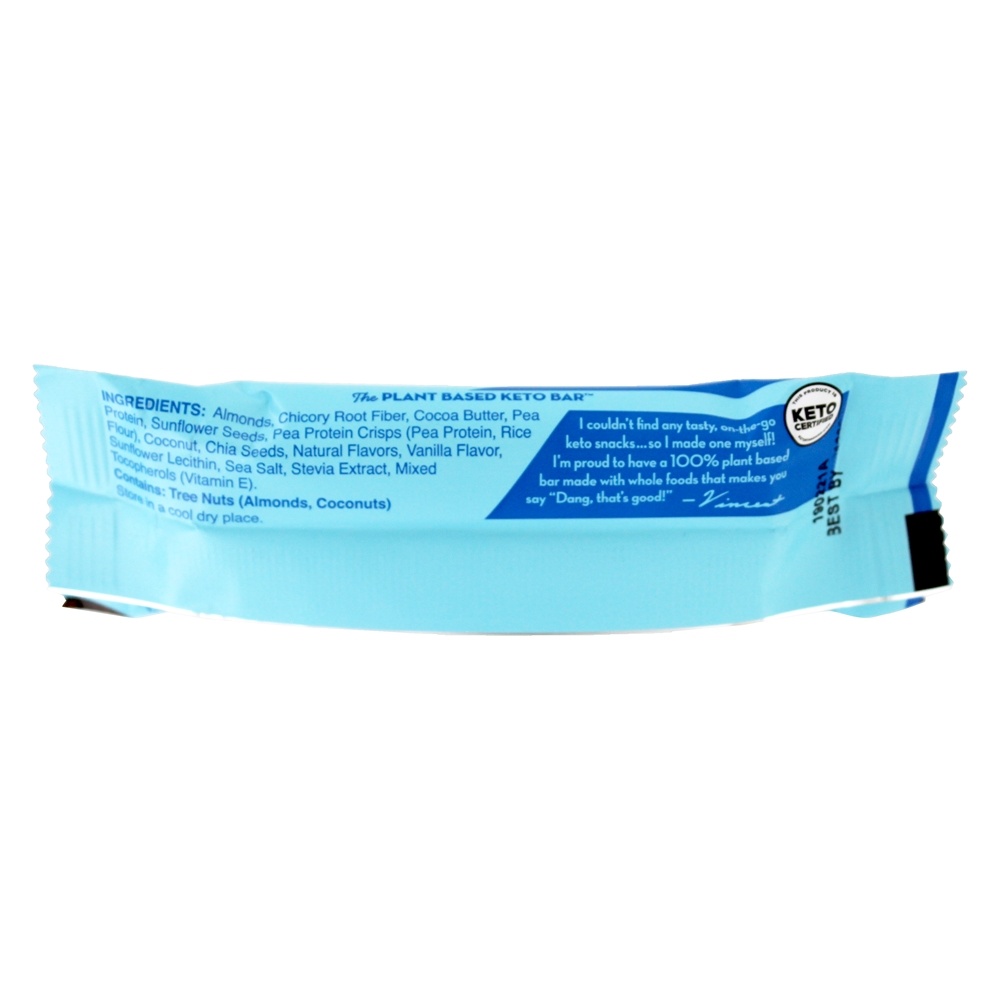 Barra de Keto à base de plantas Baunilha de Amêndoa - 1.4 oz. Dang - Imagem 2