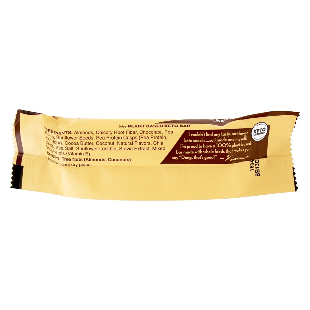 Planta baseada em Keto Bar Chocolate Mar Sal - 1.4 oz. Dang - Imagem 2