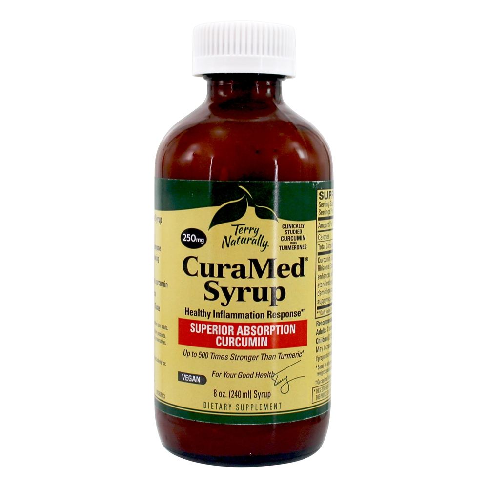 Terry Naturally CuraMed Xarope Curcumina com Absorção Superior 250 mg . - 8 oz. EuroPharma - Imagem 2