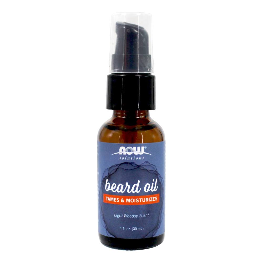 Óleo de Barba Amadeirado - 1 fl. oz. NOW Foods