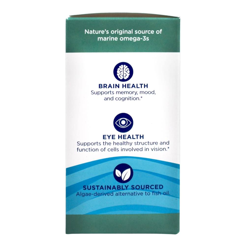 DHA Vegetal de Algas Vegetais DHA Omega - 3 500 mg . - 60 Softgels Nordic Naturals - Imagem 5