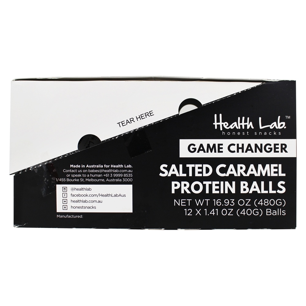 Caixa De Bolas De Proteína Caramelo Salgado - 12 Ball (s) Health Lab - Imagem 3