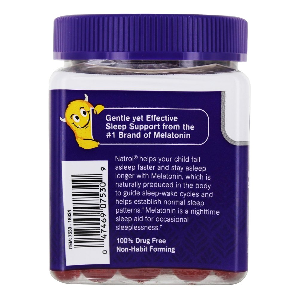 Crianças Melatonina Gummies Sleep Support Berry - 90 Contagem Natrol - Imagem 4