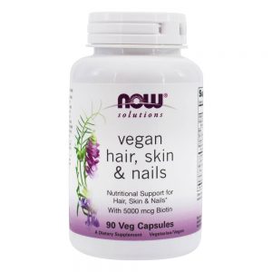 NOW Solutions Cabelo, Pele e Unhas Veganos - 90 Cápsula (s) vegetal (s) NOW Foods
