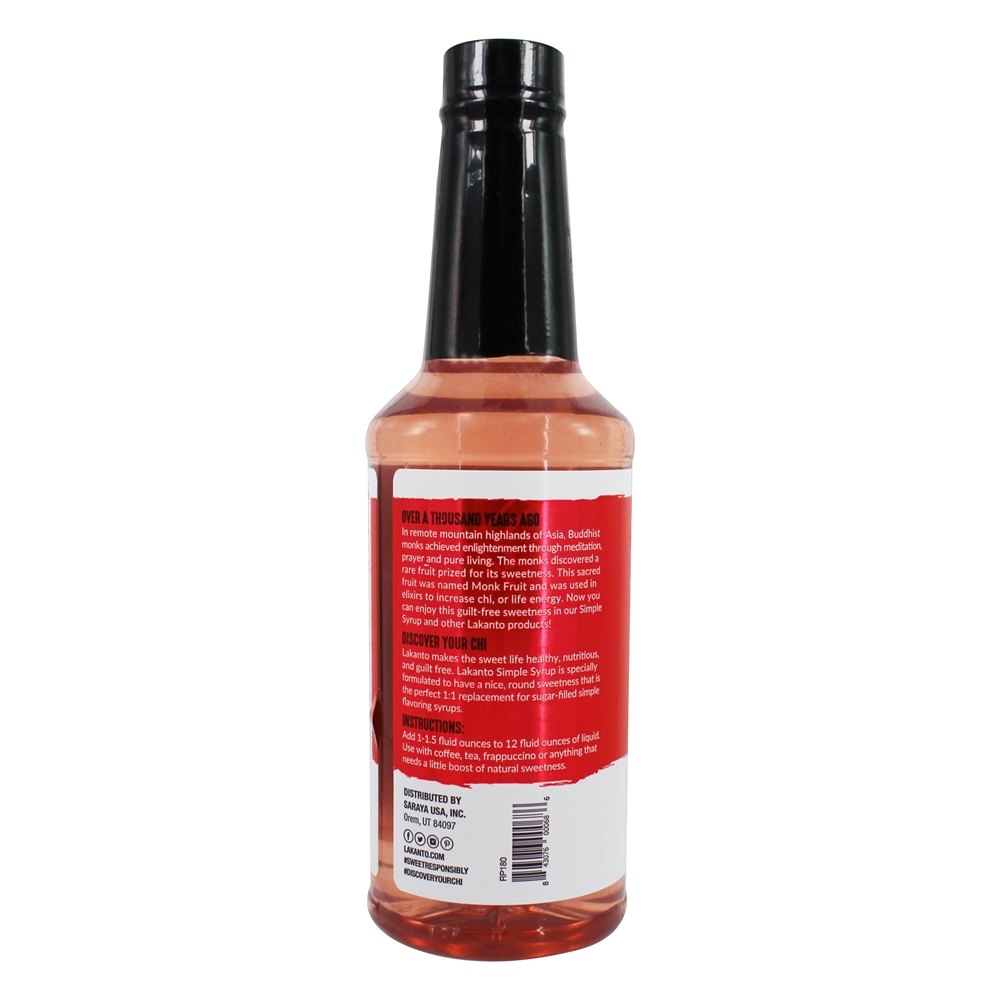 Xarope Simples Adoçado com Sabor Original Monkfruit - 16.5 fl. oz. Lakanto - Imagem 3