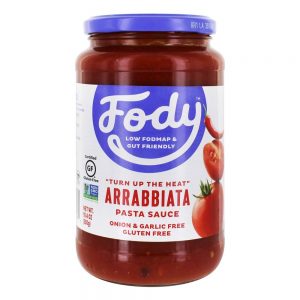 Molho de macarrão sem glúten FODMAP baixo Arrabbiata - 19.4 oz. FODY