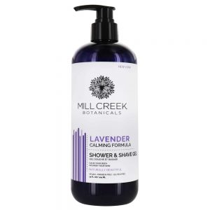 Shower & Shave Gel Calmante Fórmula Lavanda - 14 fl. oz. Mill Creek Botanicals