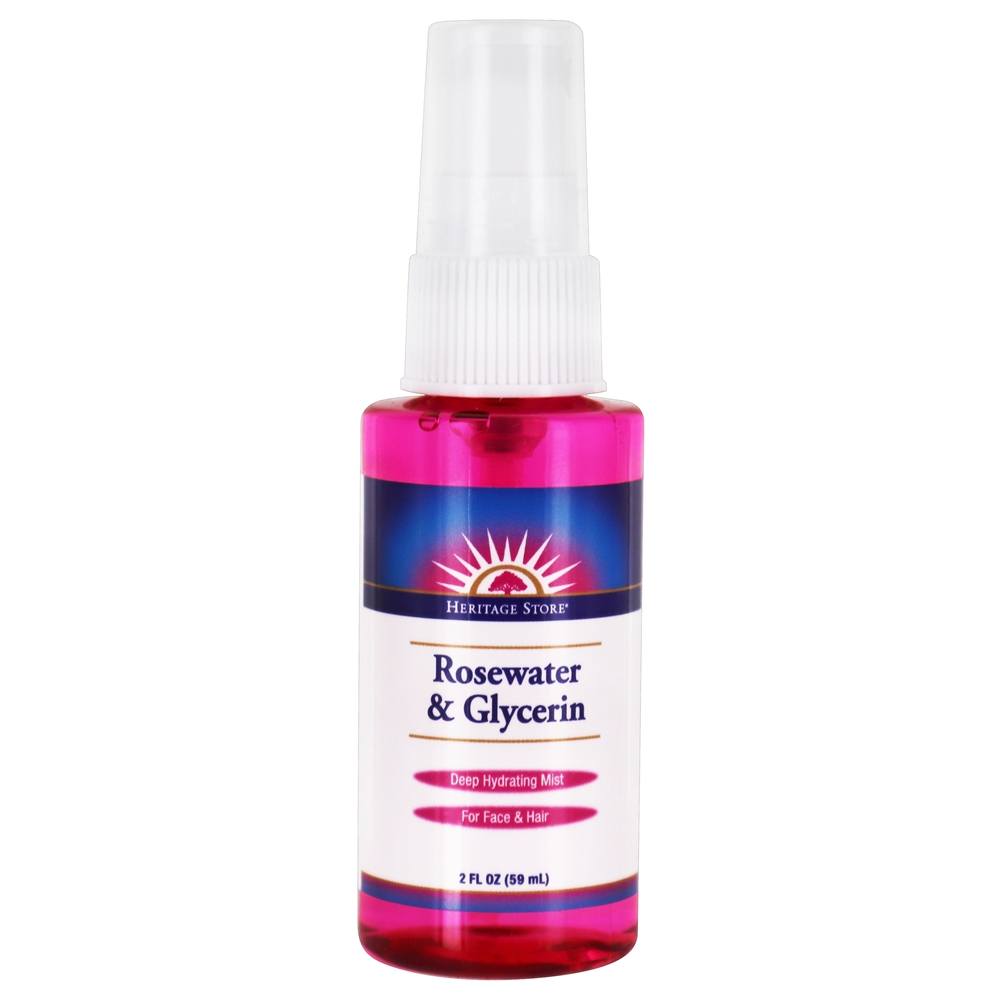 Rosewater & Glicerina Deep Hydrating Mist - 2 fl. oz. Heritage
