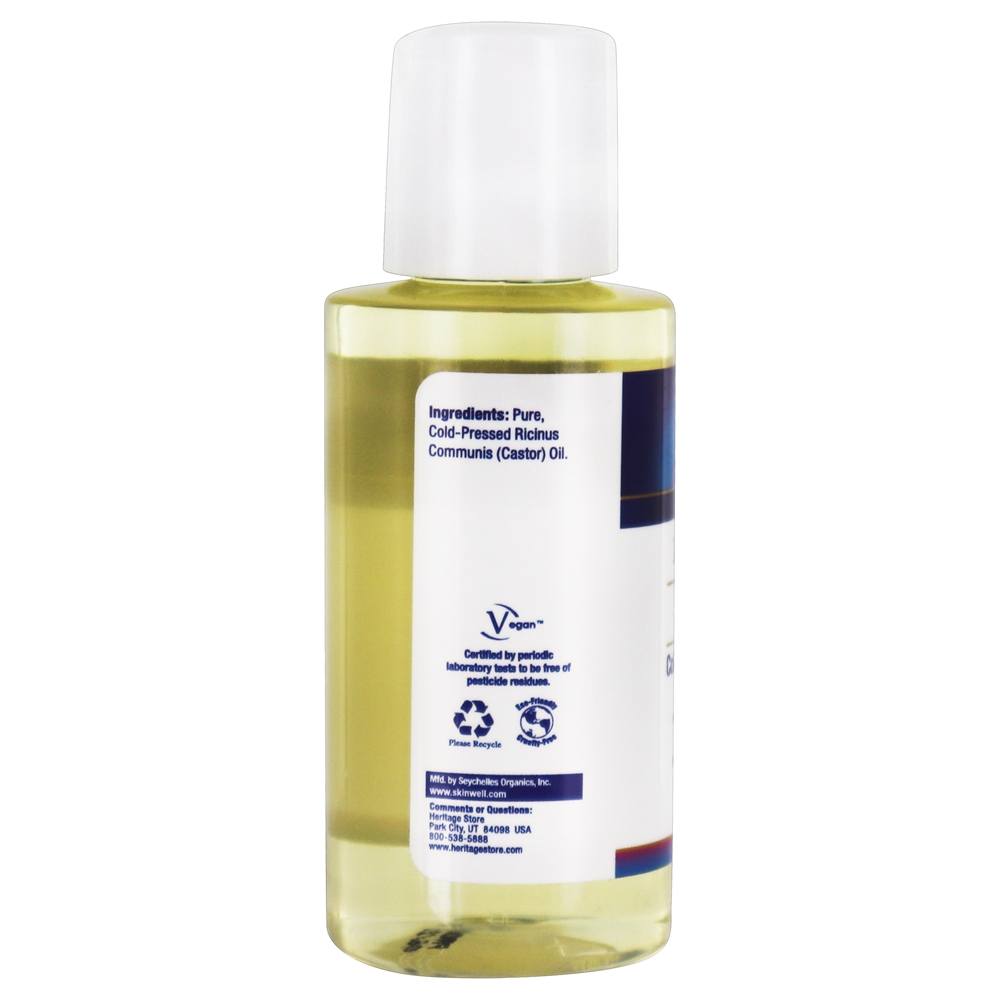 O Palma Christi Castor óleo Hexano-Livre - 2 fl. oz. Heritage - Imagem 2