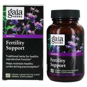 Suporte de Fertilidade Feminina - Cápsulas Vegan 60 Gaia Herbs