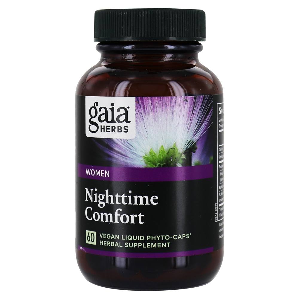 Conforto Noturno Feminino - Cápsulas Vegan 60 Gaia Herbs - Imagem 2