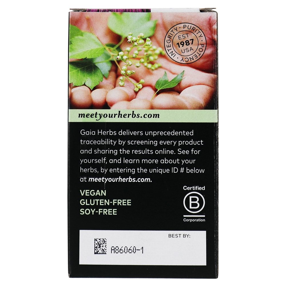 Conforto Noturno Feminino - Cápsulas Vegan 60 Gaia Herbs - Imagem 4
