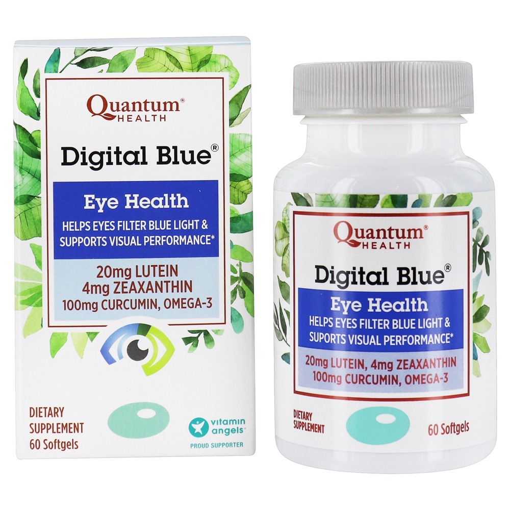 Olho Azul Digital Health Support - 60 Softgels Quantum Health
