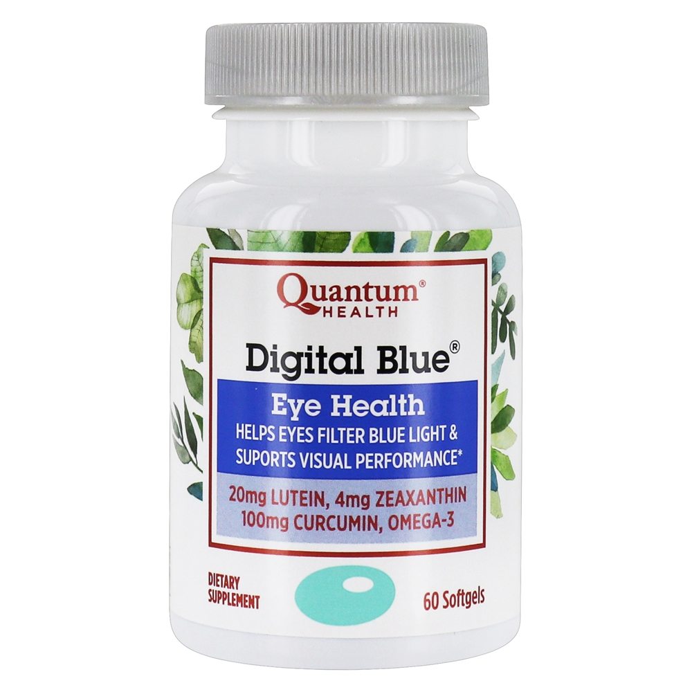 Olho Azul Digital Health Support - 60 Softgels Quantum Health - Imagem 2