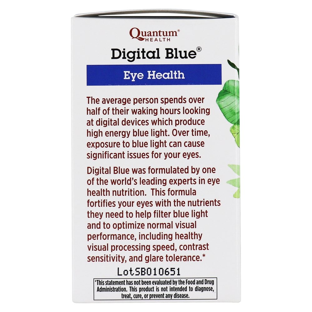 Olho Azul Digital Health Support - 60 Softgels Quantum Health - Imagem 5