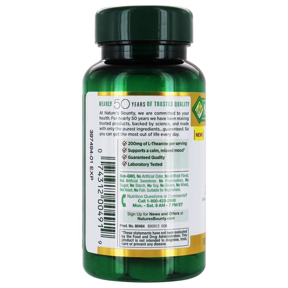Ansiedade e alívio do estresse Ashwagandha KSM-66 - 50 Tablets Nature's Bounty - Imagem 3