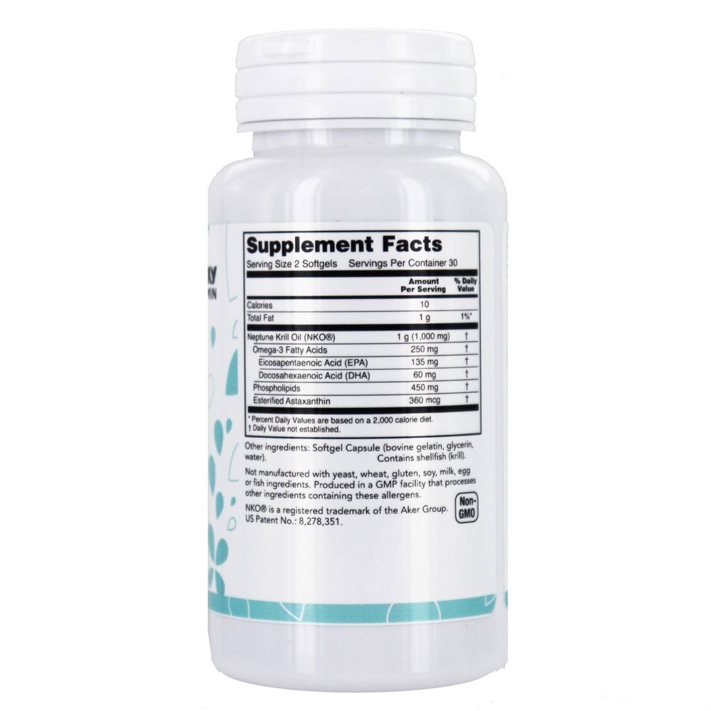 Óleo de Krill Neptune 500 mg. - 60 Softgels LuckyVitamin - Imagem 2