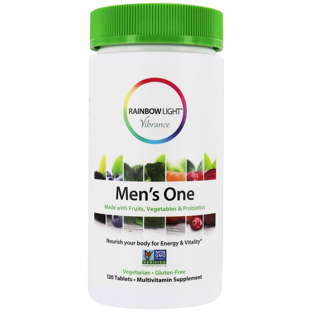 Um multivitamínico masculino da Vibrance - 120 Tablets Rainbow Light - Imagem 2