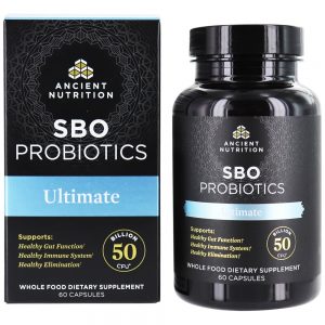SBO Probiotics Ultimate Formula 50 bilhões de UFC - Cápsulas 60 Ancient Nutrition