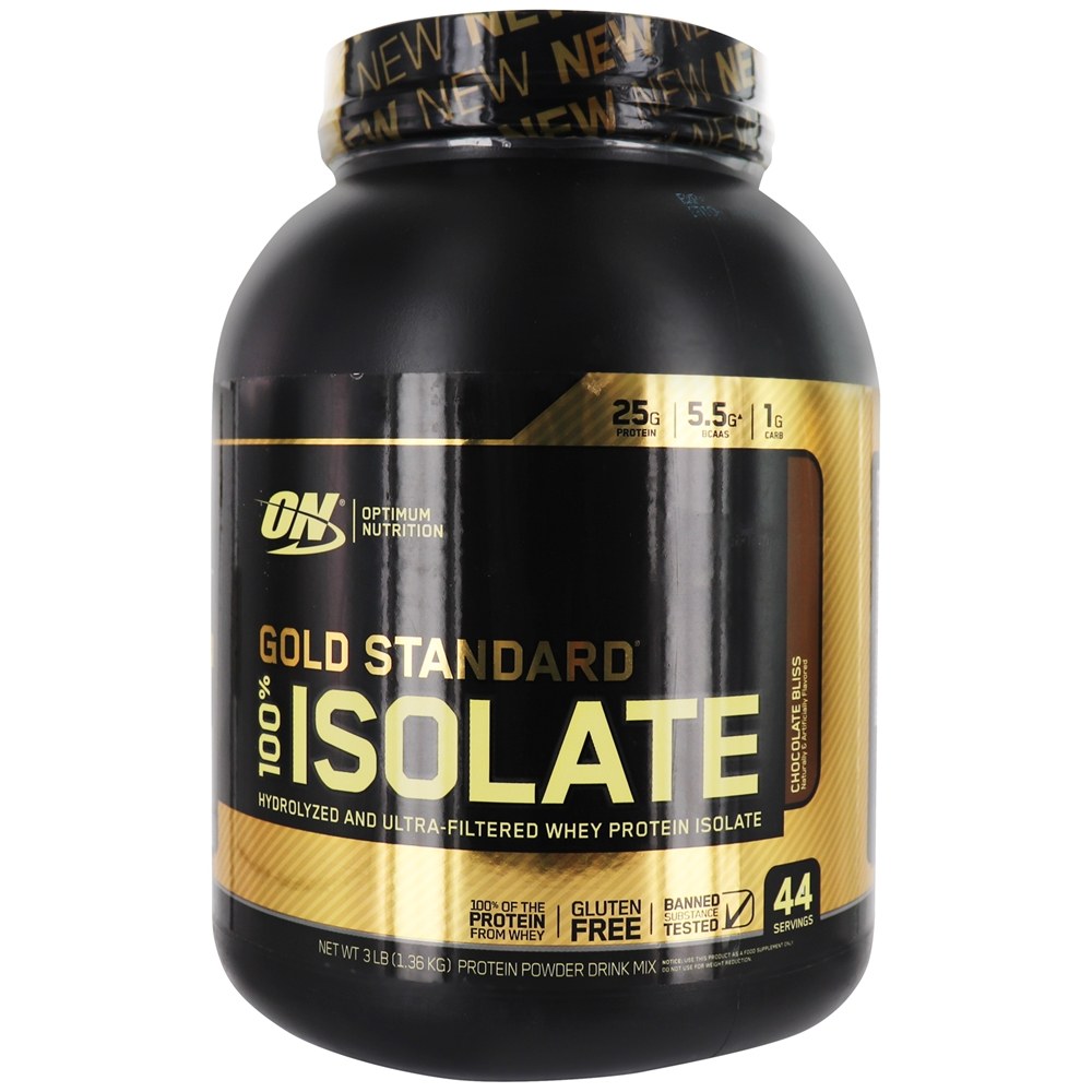 100 % de proteína de soro de leite padrão em pó de soro de leite Bliss de chocolate - 3 lbs. Optimum Nutrition