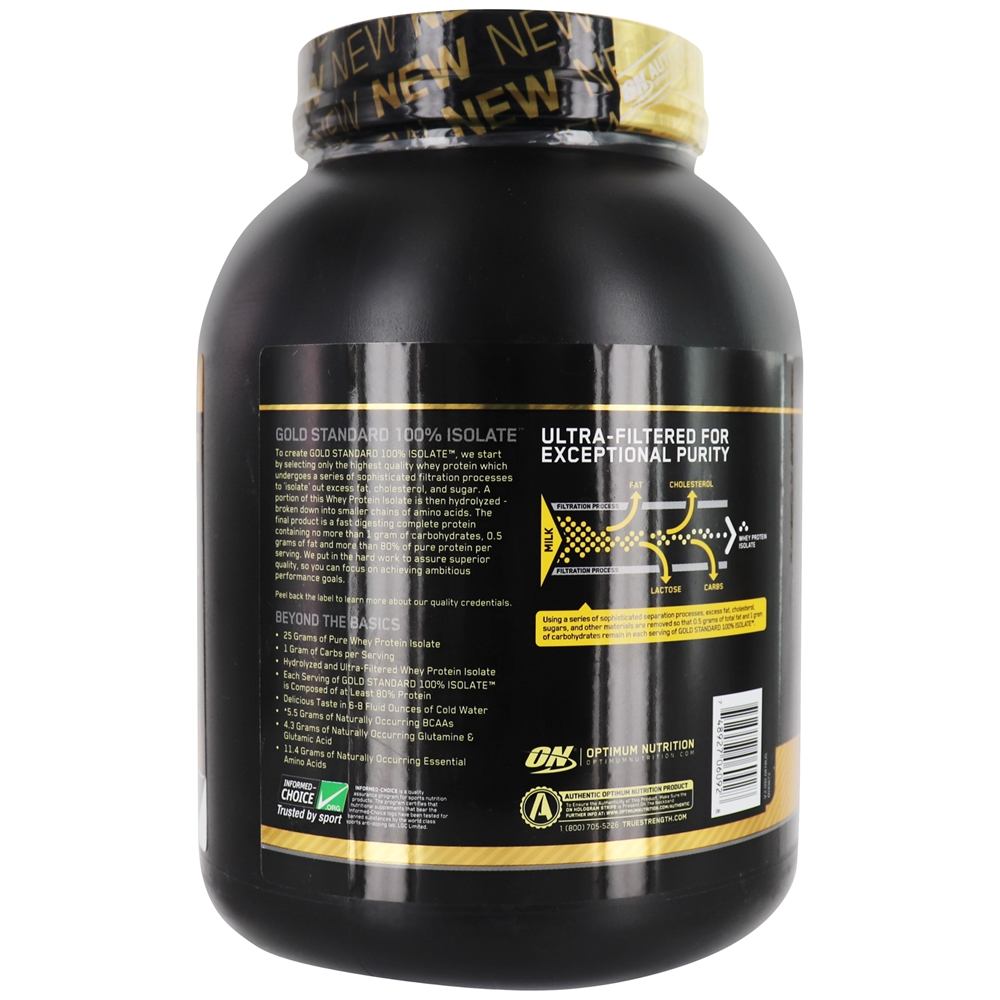 100 % de proteína de soro de leite padrão em pó de soro de leite Bliss de chocolate - 3 lbs. Optimum Nutrition - Imagem 3